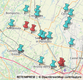 Mappa Via Salemi, 40017 San Giovanni In Persiceto BO, Italia (9.191)