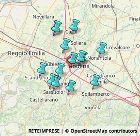 Mappa Strada Comunale di Cognento, 41126 Modena MO, Italia (10.75286)