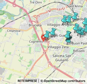 Mappa Strada Comunale di Cognento, 41126 Modena MO, Italia (2.46571)