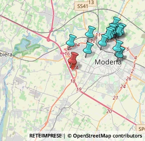 Mappa Strada Comunale di Cognento, 41126 Modena MO, Italia (4.41294)