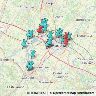 Mappa Str. Cognento, 41126 Cognento MO, Italia (6.4615)