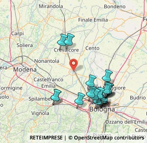 Mappa Via Farini, 40017 San Giovanni in Persiceto BO, Italia (16.4365)