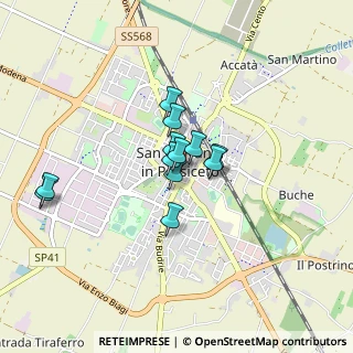 Mappa Via Luigi Carlo Farini, 40017 San Giovanni In Persiceto BO, Italia (0.57667)