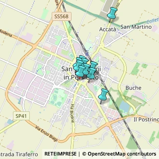 Mappa Via Farini, 40017 San Giovanni in Persiceto BO, Italia (0.39727)