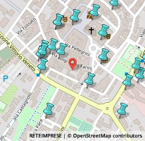 Mappa Via Teofilo Ungarelli, 40017 San Giovanni in Persiceto BO, Italia (0.155)