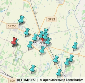 Mappa Via Teofilo Ungarelli, 40017 San Giovanni in Persiceto BO, Italia (4.0535)