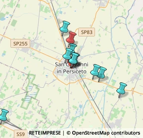 Mappa Via Teofilo Ungarelli, 40017 San Giovanni in Persiceto BO, Italia (3.35583)