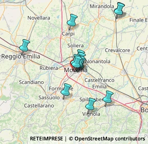 Mappa Via del Caravaggio, 41124 Modena MO, Italia (12.12231)