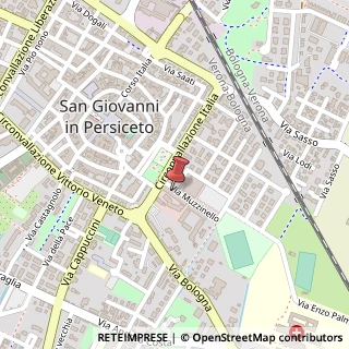 Mappa Via Muzzinello, 13, 40017 San Giovanni in Persiceto, Bologna (Emilia Romagna)