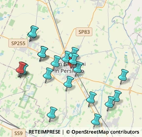 Mappa Via Muzzinello, 40017 San Giovanni in Persiceto BO, Italia (4.115)