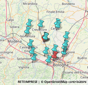 Mappa Circonvallazione Italia, 40017 San Giovanni In Persiceto BO, Italia (11.827)