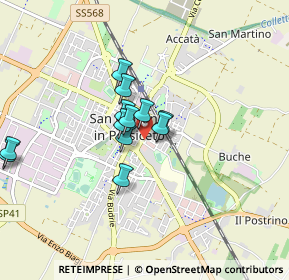 Mappa Circonvallazione Italia, 40017 San Giovanni In Persiceto BO, Italia (0.66417)