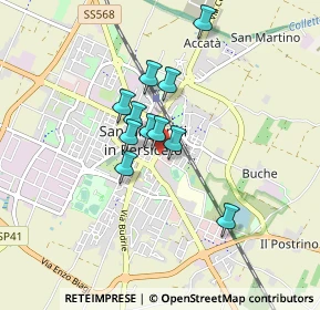 Mappa Circonvallazione Italia, 40017 San Giovanni In Persiceto BO, Italia (0.61)