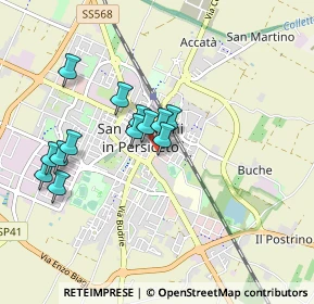 Mappa Via Muzzinello, 40017 San Giovanni in Persiceto BO, Italia (0.78615)