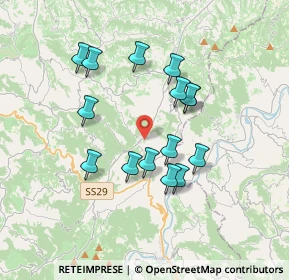 Mappa Località San Giuseppe, 12050 Rocchetta Belbo CN, Italia (3.196)