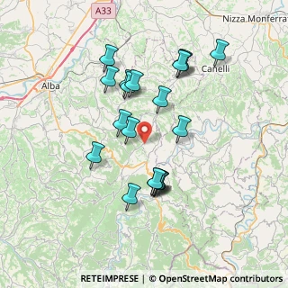 Mappa Località San Giuseppe, 12050 Rocchetta Belbo CN, Italia (6.7795)