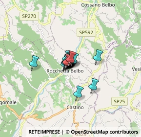 Mappa Località San Giuseppe, 12050 Rocchetta Belbo CN, Italia (0.57619)