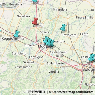 Mappa Via Giovanni Battista Lulli, 41122 Modena MO, Italia (19.8725)
