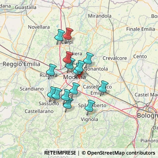 Mappa Via Riccardo Zandonai, 41126 Modena MO, Italia (11.27933)