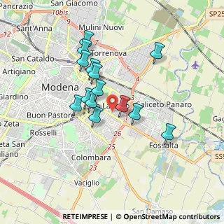 Mappa Via Riccardo Zandonai, 41126 Modena MO, Italia (1.50857)