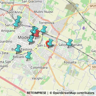 Mappa Via Riccardo Zandonai, 41122 Modena MO, Italia (1.98235)