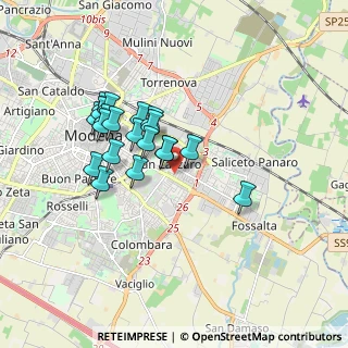 Mappa Via Riccardo Zandonai, 41126 Modena MO, Italia (1.52)