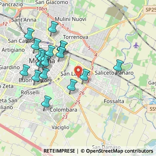Mappa Via Riccardo Zandonai, 41122 Modena MO, Italia (2.12632)