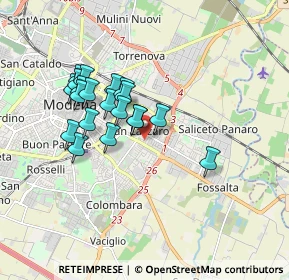 Mappa Via Riccardo Zandonai, 41122 Modena MO, Italia (1.52)