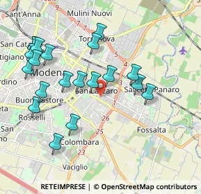 Mappa Via Riccardo Zandonai, 41122 Modena MO, Italia (2.112)
