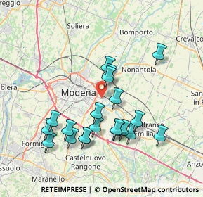 Mappa Polistudio Venere, 41122 Modena MO, Italia (7.2685)