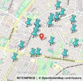 Mappa Via Raffaello Sanzio, 41124 Modena MO, Italia (0.524)
