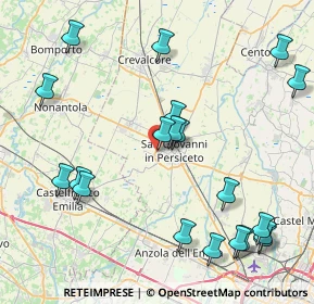 Mappa Via Albert Einstein, 40019 San Giovanni in Persiceto BO, Italia (10.013)