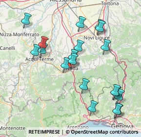 Mappa 15076 Ovada AL, Italia (17.08474)