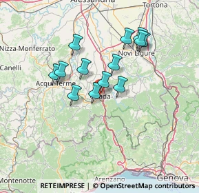 Mappa 15076 Ovada AL, Italia (11.72385)