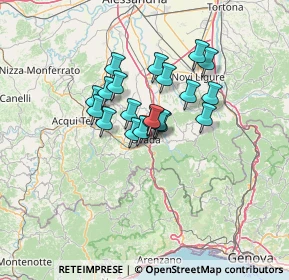 Mappa 15076 Ovada AL, Italia (9.212)