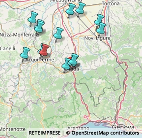 Mappa 15076 Ovada AL, Italia (15.61714)