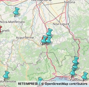 Mappa 15076 Ovada AL, Italia (24.93833)