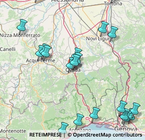 Mappa 15076 Ovada AL, Italia (21.1835)