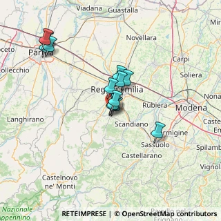 Mappa Via Vittorio Emanuele, 42020 Albinea RE, Italia (12.10846)
