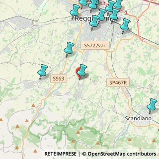 Mappa Via Vittorio Emanuele, 42020 Albinea RE, Italia (6.56941)