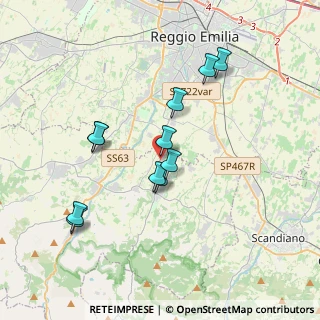 Mappa Via Vittorio Emanuele, 42020 Albinea RE, Italia (3.39545)