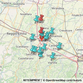 Mappa Via Alexander Fleming, 41126 Modena MO, Italia (10.59933)
