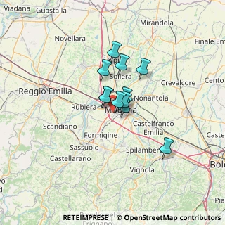 Mappa Via Alexander Fleming, 41126 Modena MO, Italia (7.92364)