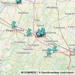Mappa Via Alexander Fleming, 41126 Modena MO, Italia (21.84)