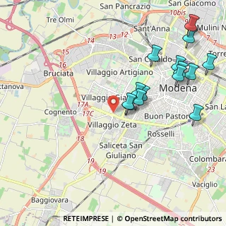 Mappa Via Alexander Fleming, 41126 Modena MO, Italia (2.27857)