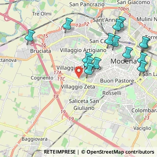 Mappa Via Alexander Fleming, 41126 Modena MO, Italia (2.46133)