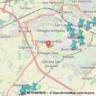 Mappa Via Alexander Fleming, 41126 Modena MO, Italia (3.57417)