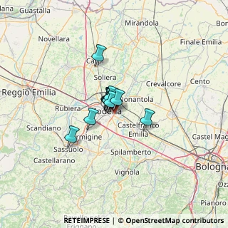 Mappa Via Wolfgang Amadeus Mozart, 41122 Modena MO, Italia (5.82308)