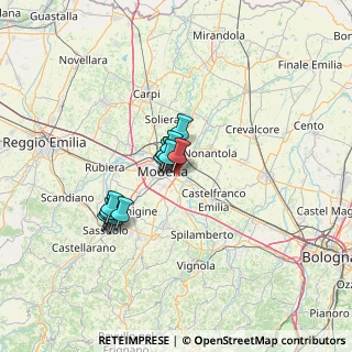 Mappa Via Wolfgang Amadeus Mozart, 41122 Modena MO, Italia (9.64308)