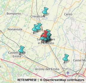 Mappa Via Galileo Ferraris, 40017 San Giovanni in Persiceto BO, Italia (3.58231)